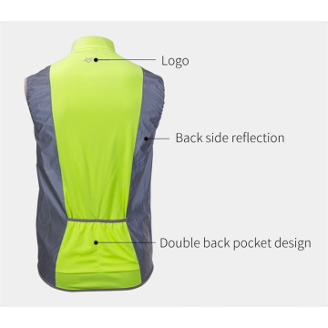 Long Sleeve Reflective Sports Jacket Road Safety Clothing for Runner Cycling